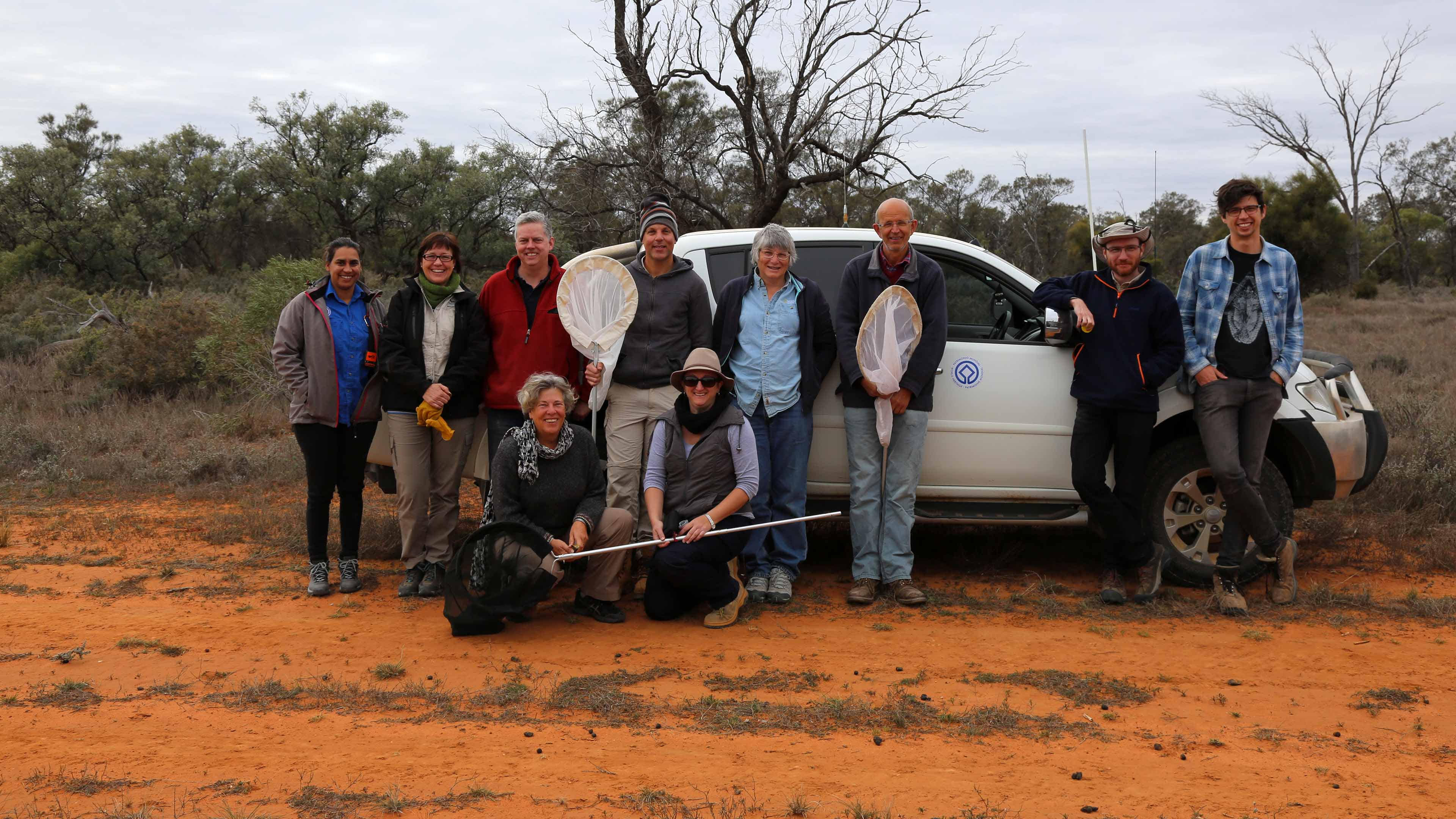 Bush Blitz Team, Mungo National Park 2017