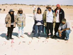 Community members out on site from the 3 Traditional Tribal Groups (Image from NPWS)
